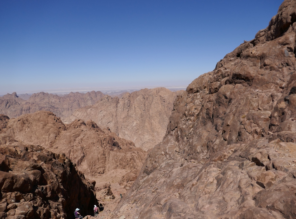 Les hautes montagnes du Sinaï sont le noyau le plus ancien de la géologie du Sinaï