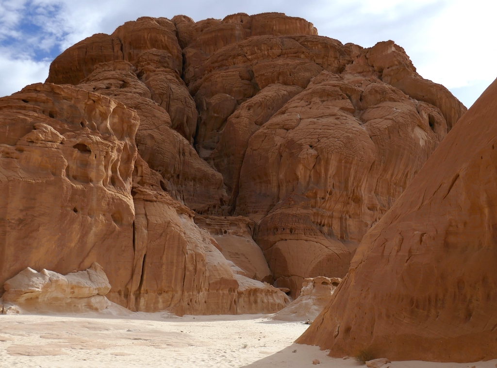 Les dentelles de grès des canyons du désert du Sinaï